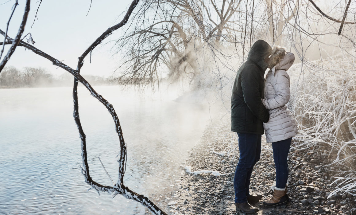 Cordelia Haugen Winter Engagement Session