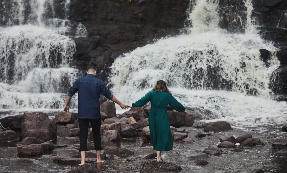 gooseberry falls engagement session Cordelia Haugen Photographer